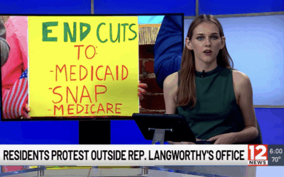 12 News – Residents protest outside Rep. Langworthy’s Corning office